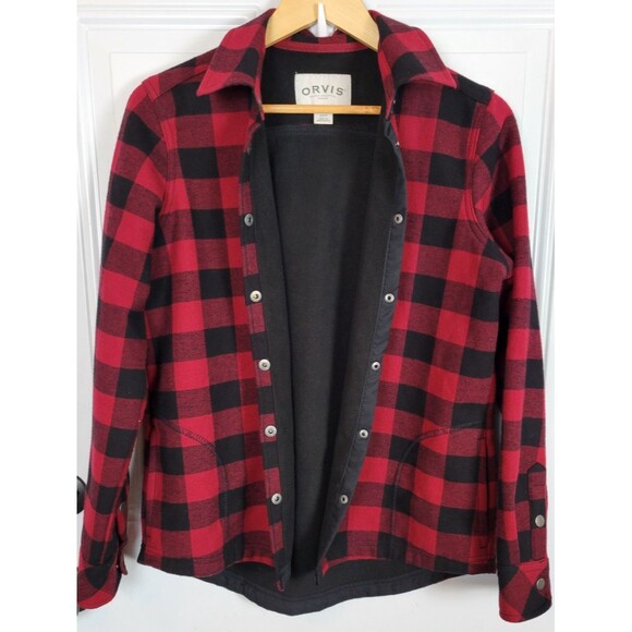 Orvis Womens Buffalo Plaid Jacket Size S Fall Staple - Picture 2 of 10